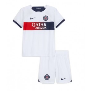 Paris Saint-Germain Koszulka Wyjazdowych Dziecięca 2023-24 Krótki Rękaw (+ Krótkie spodenki)